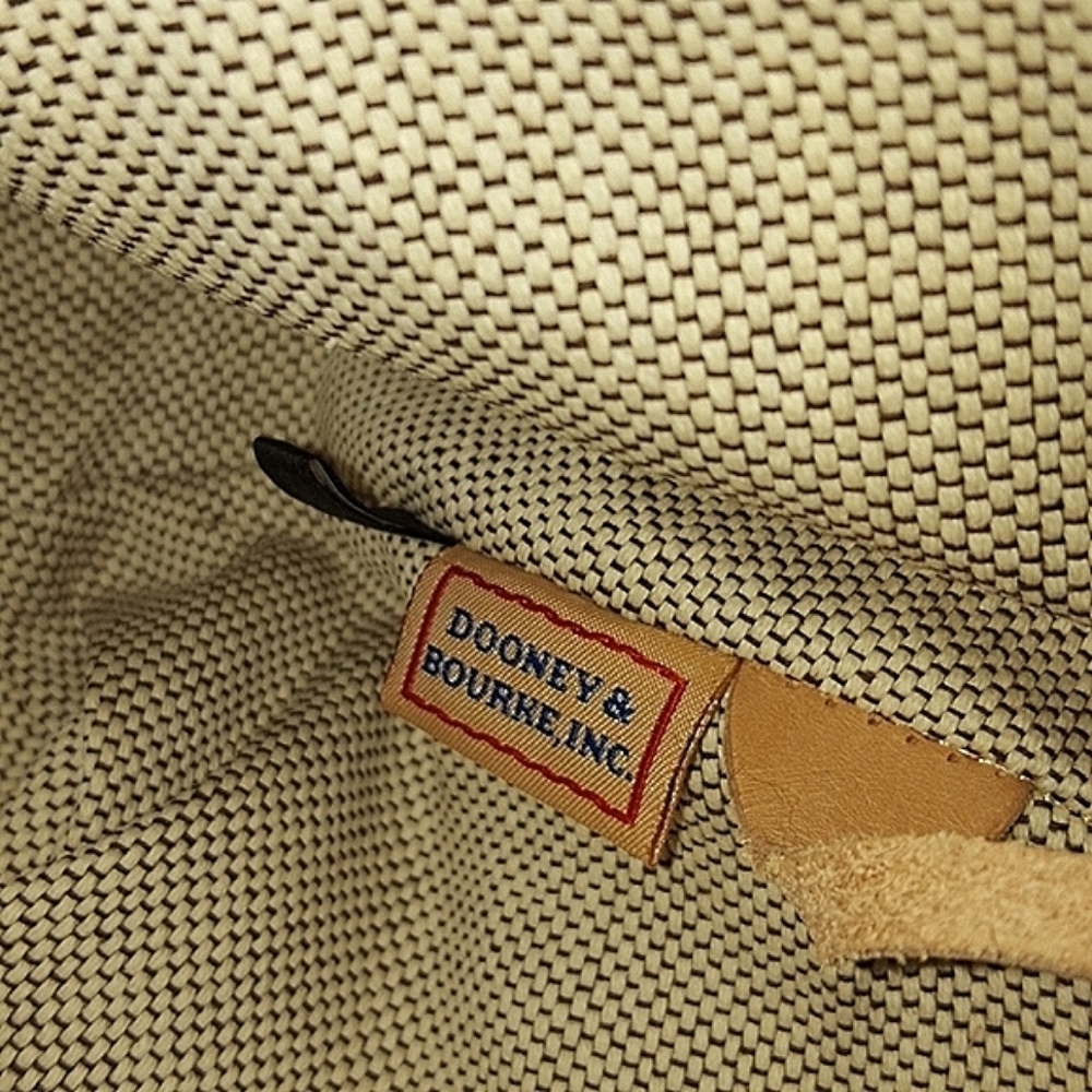 Vintage Dooney & Bourke Double Pocket Tote Bag Satchel Purse - Picture 14 of 16